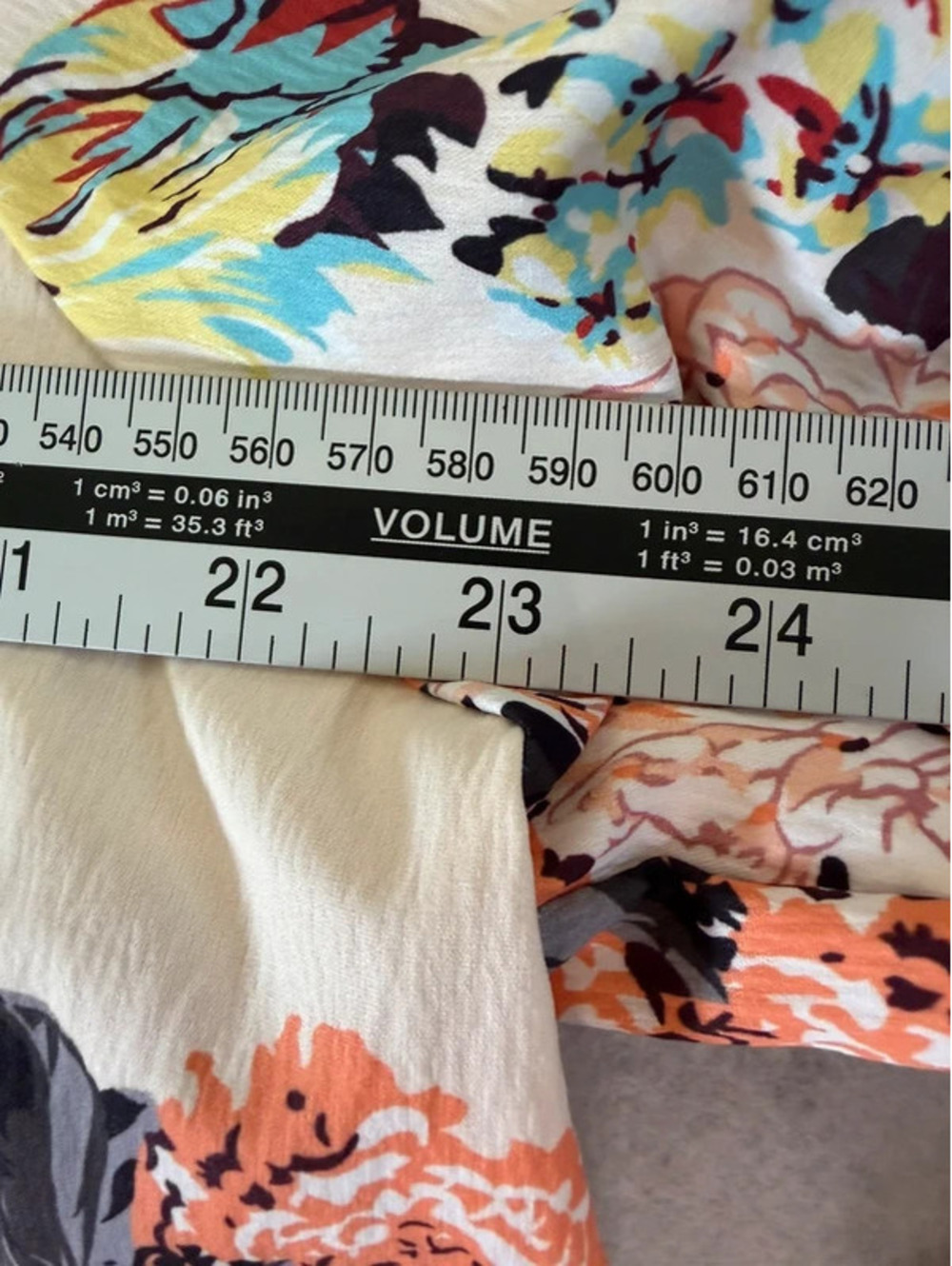 Boho Velour and silky Floral long sleeve Top -2XL - Picture 7 of 7